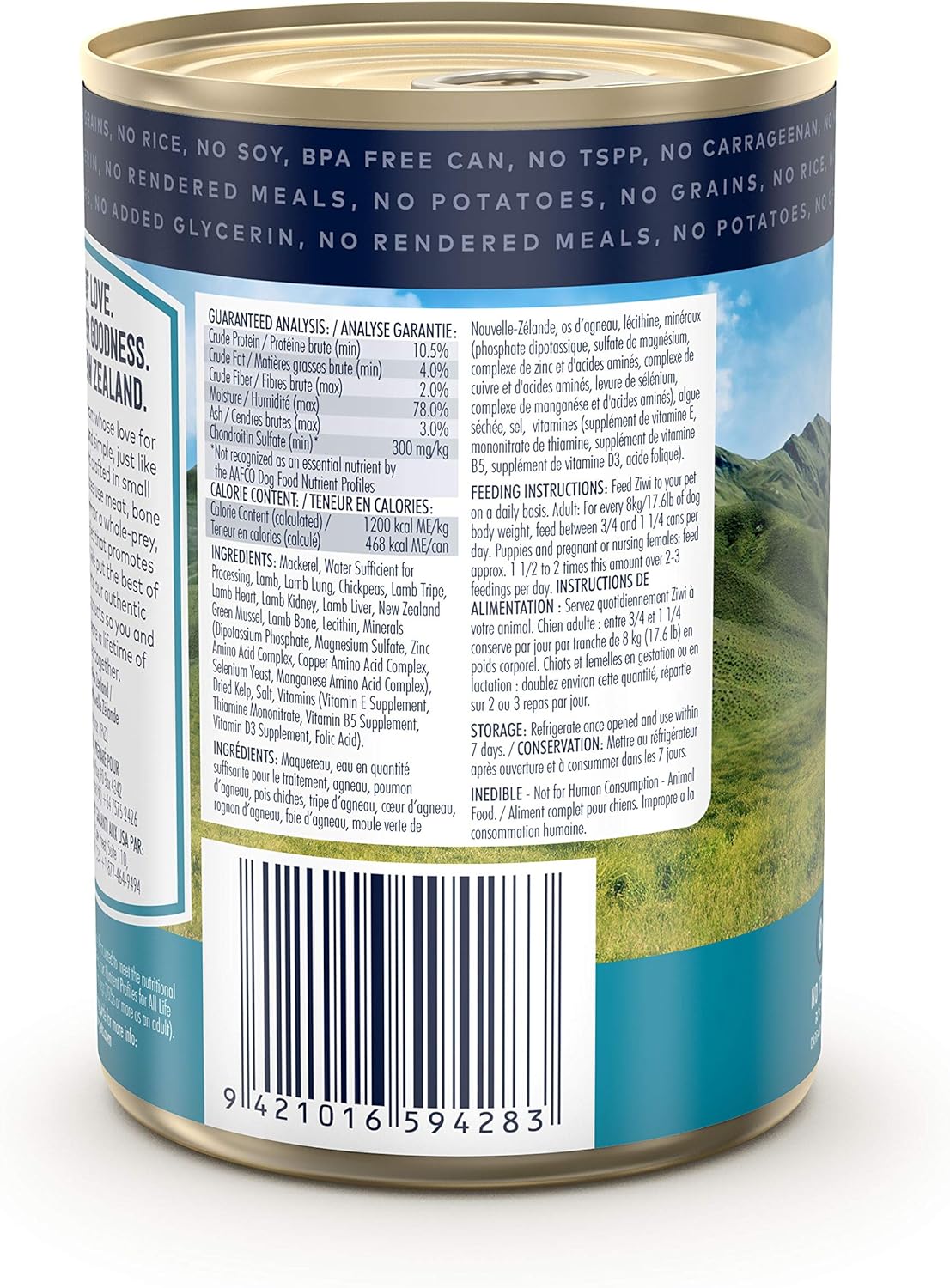 ziwi mackerel and lamb