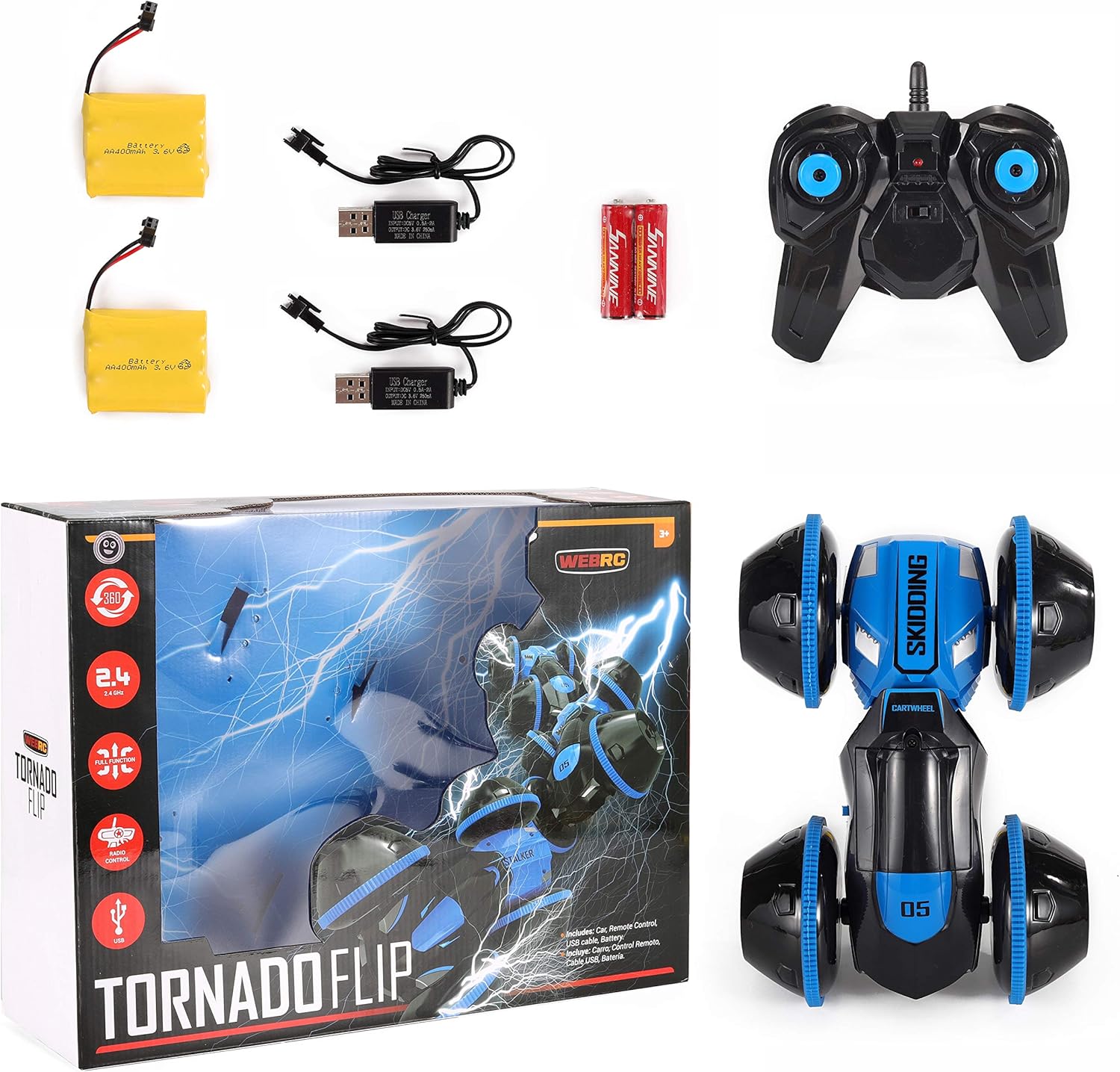 carro tornado control remoto