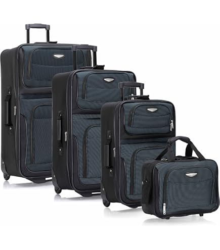Amazon.com | Rockland Journey Softside Upright Luggage Set