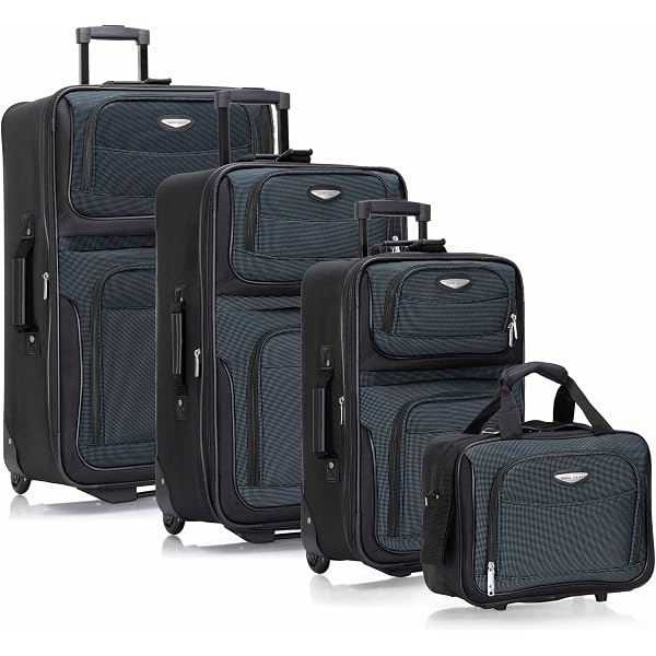Amazon.com | Rockland Journey Softside Upright Luggage Set