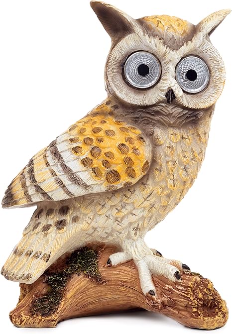 Owl Patio Lights Outdoor Owl Yard Light Patio Statue Solar