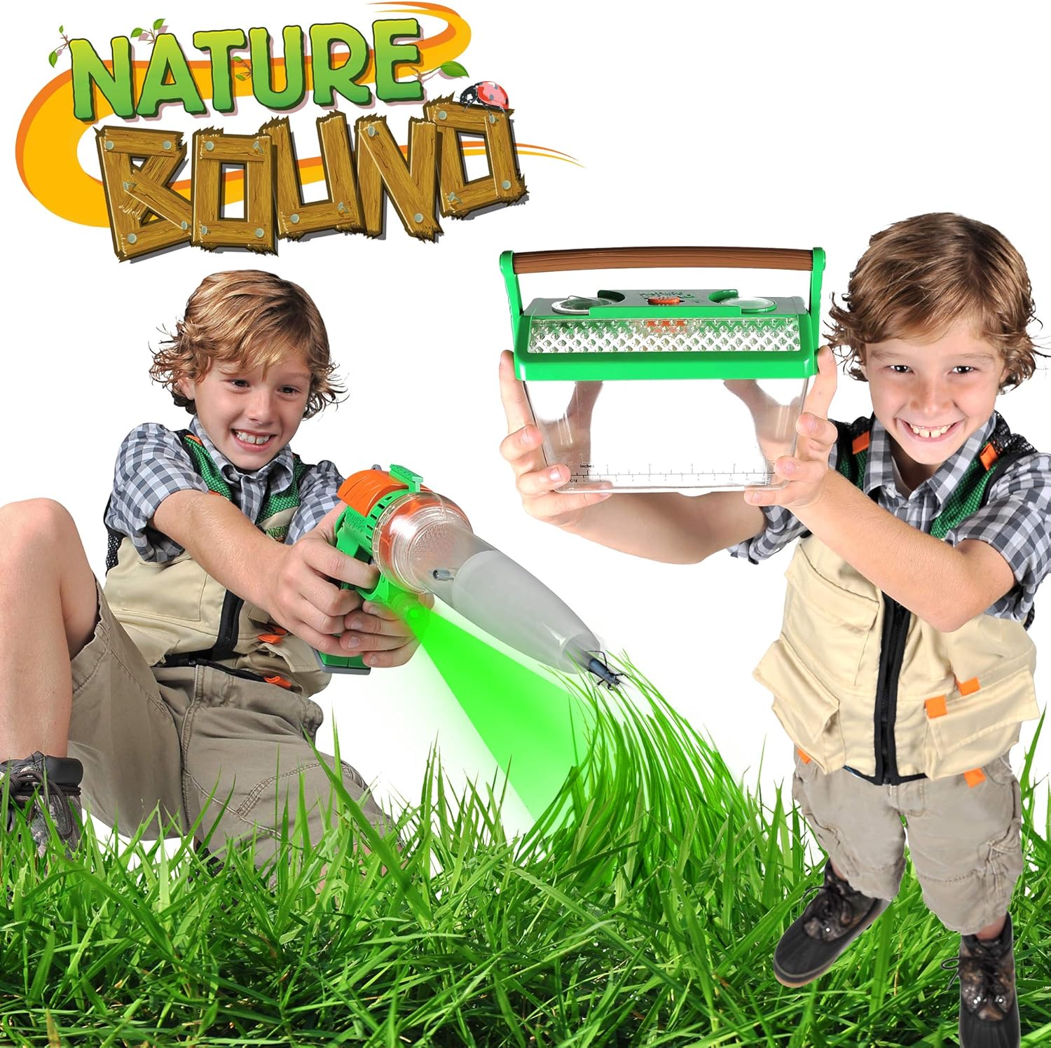 Nature Bound Bug Catcher Vacuum with Light Up Critter Habitat Case for Backyard Exploration - Complete Kit for Kids Includes Vacuum and Cage: Toys & Games