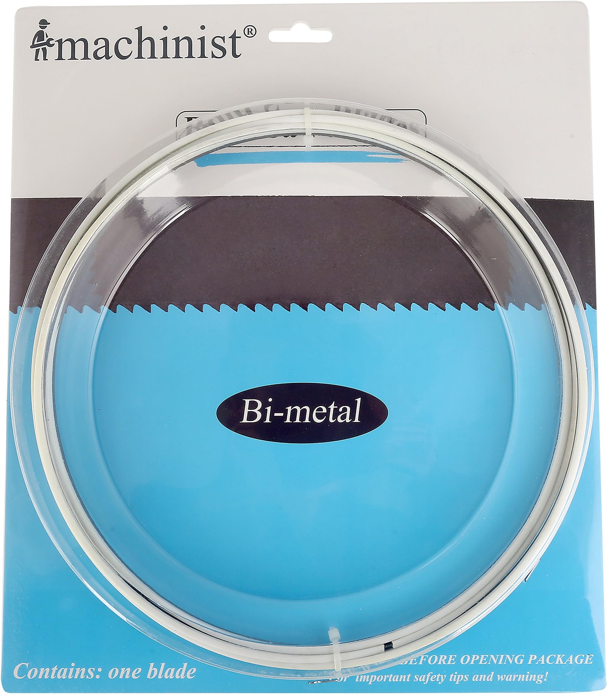 S80126 80" x 1/2" x 6TPI Bi-Metal Band Saw Blades for Soft Ferrous Metal