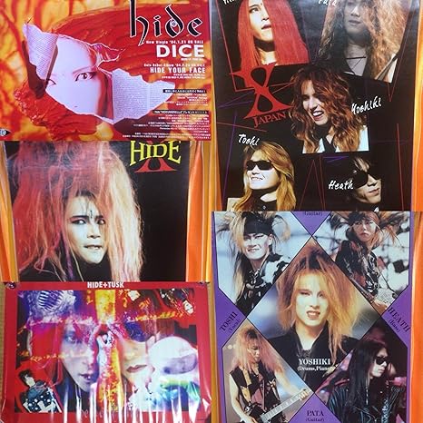 Amazon Co Jp X Japanポスターセット Hide Yoshiki 9枚セット ホビー 通販