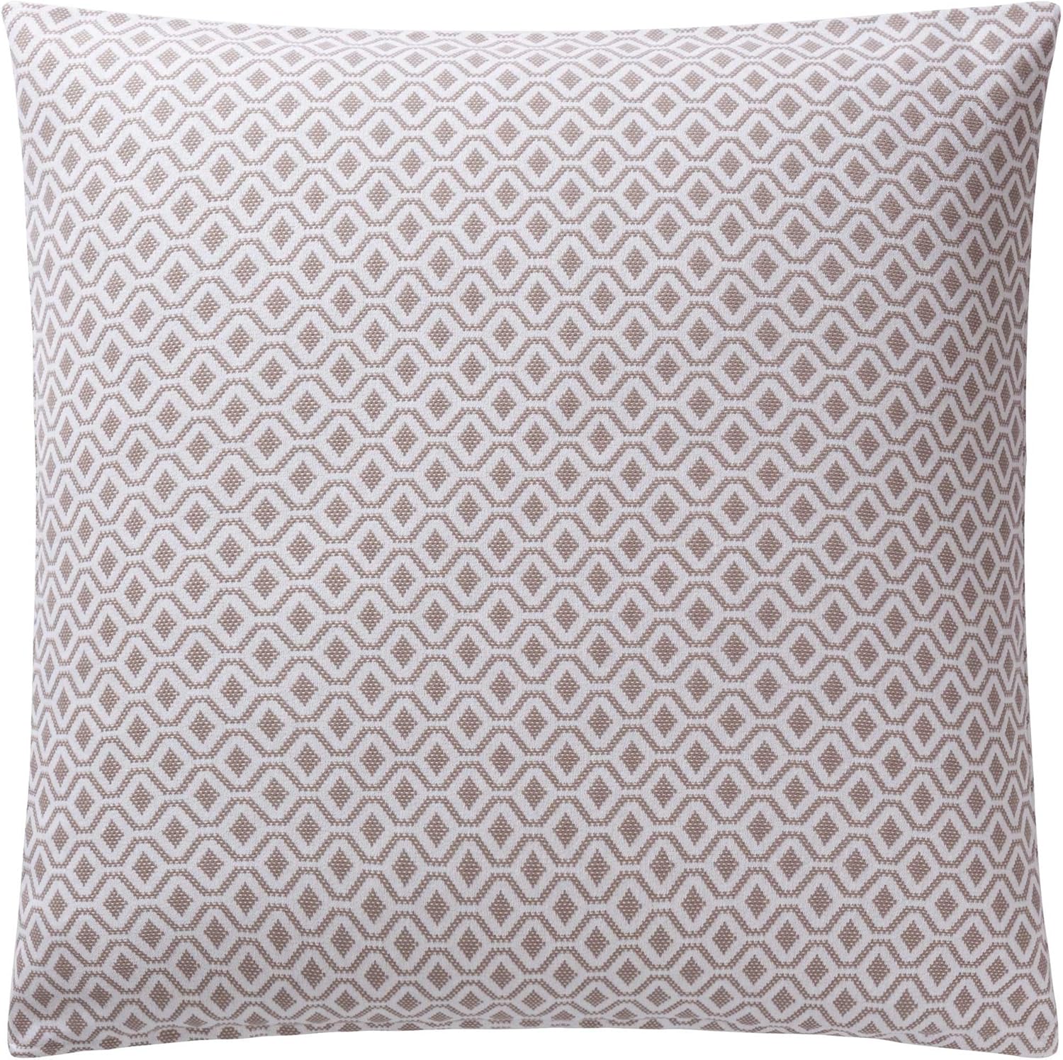 URBANARA Viana cushion cover 100 cotton beige/white, extra large