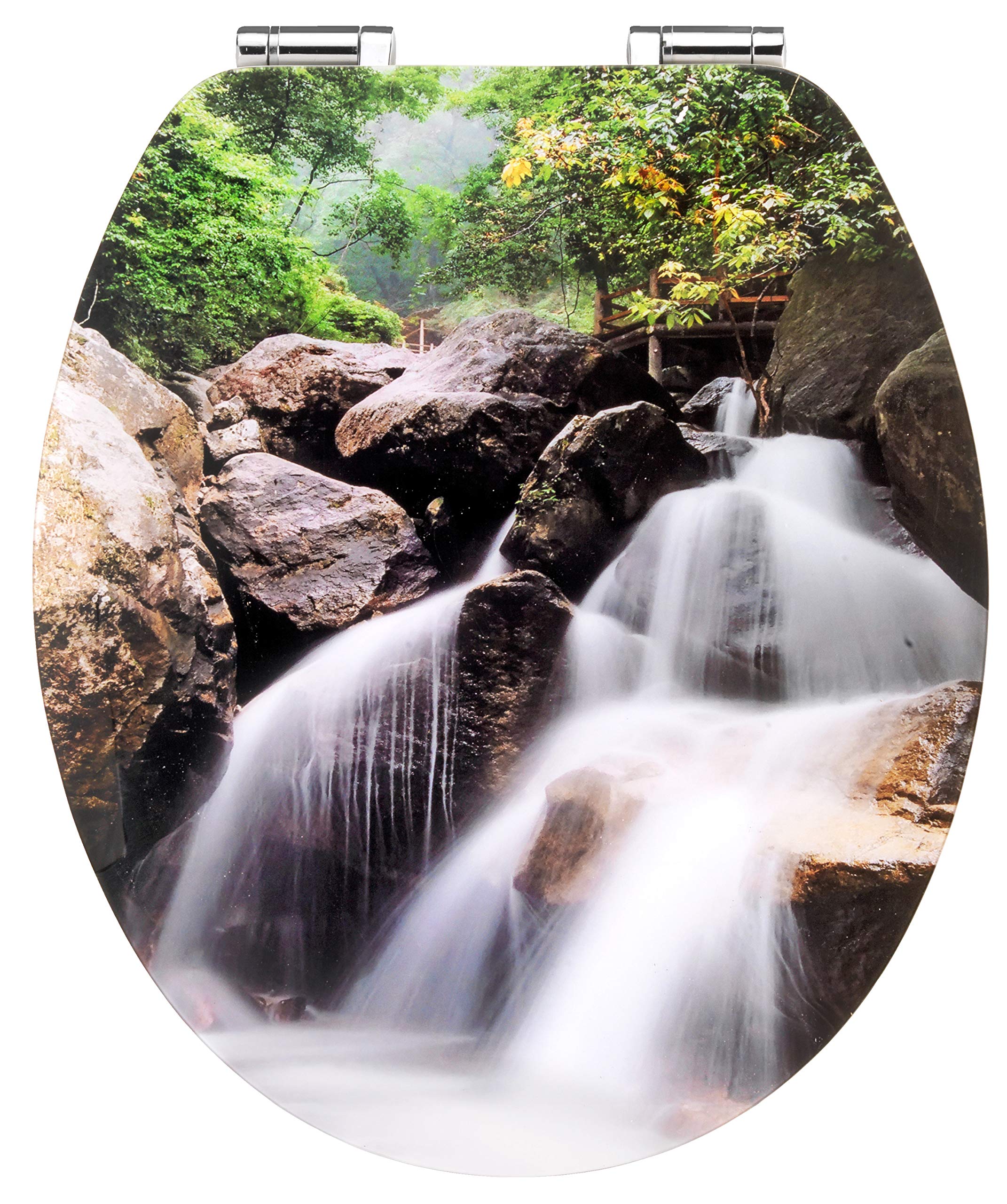 CORNAT KSDSC323 Acryl Waterfall Soft Close WC Seat