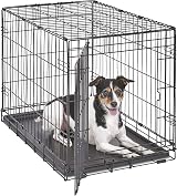 New World 76 cm Single Door Folding Dog Crate Enhanced Security Medium Dogs view 1