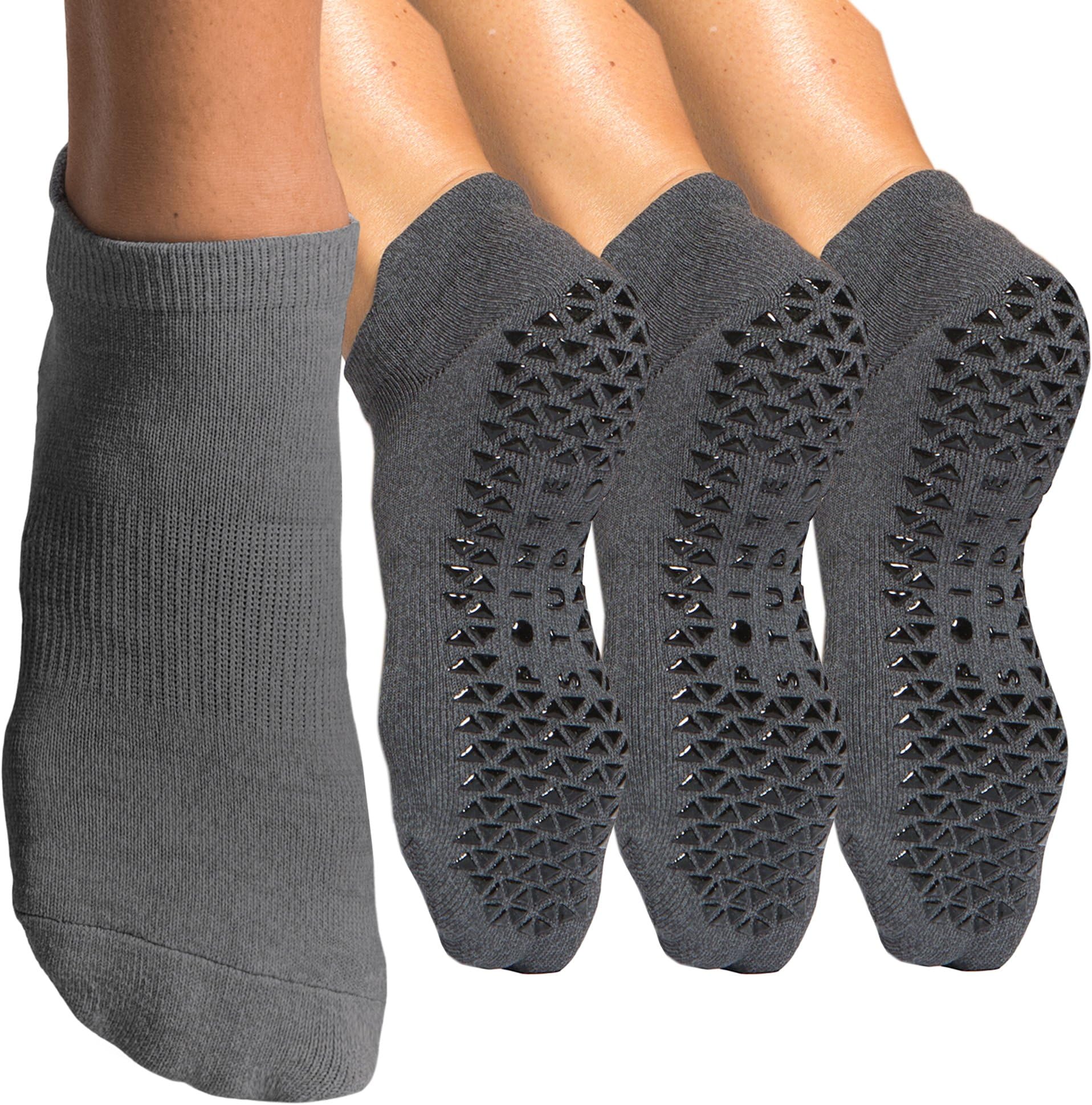 Pointe Studio Women's Non-slip, Grip Socks for Yoga, Barre, Pilates and Dance