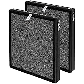 ToLife TZ-K2 Air Purifier Replacement Filter, 3-in-1 High-Efficiency Activated Carbon Filter, TZ-K2-A, 2 Pack