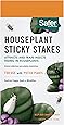 Safer Brand 5025 Houseplant Sticky Stakes Insect Trap, 7 Traps