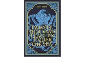 Twenty Thousand Leagues Under the Sea, Jules Verne Classic Novel, (Captain Nemo, Ocean Adventure Tale), Ribbon Page Marker, Perfect for Gifting