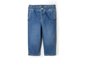 �鶹�� Essentials Baby-Girls Aeub37900Ruffle Straight Jean