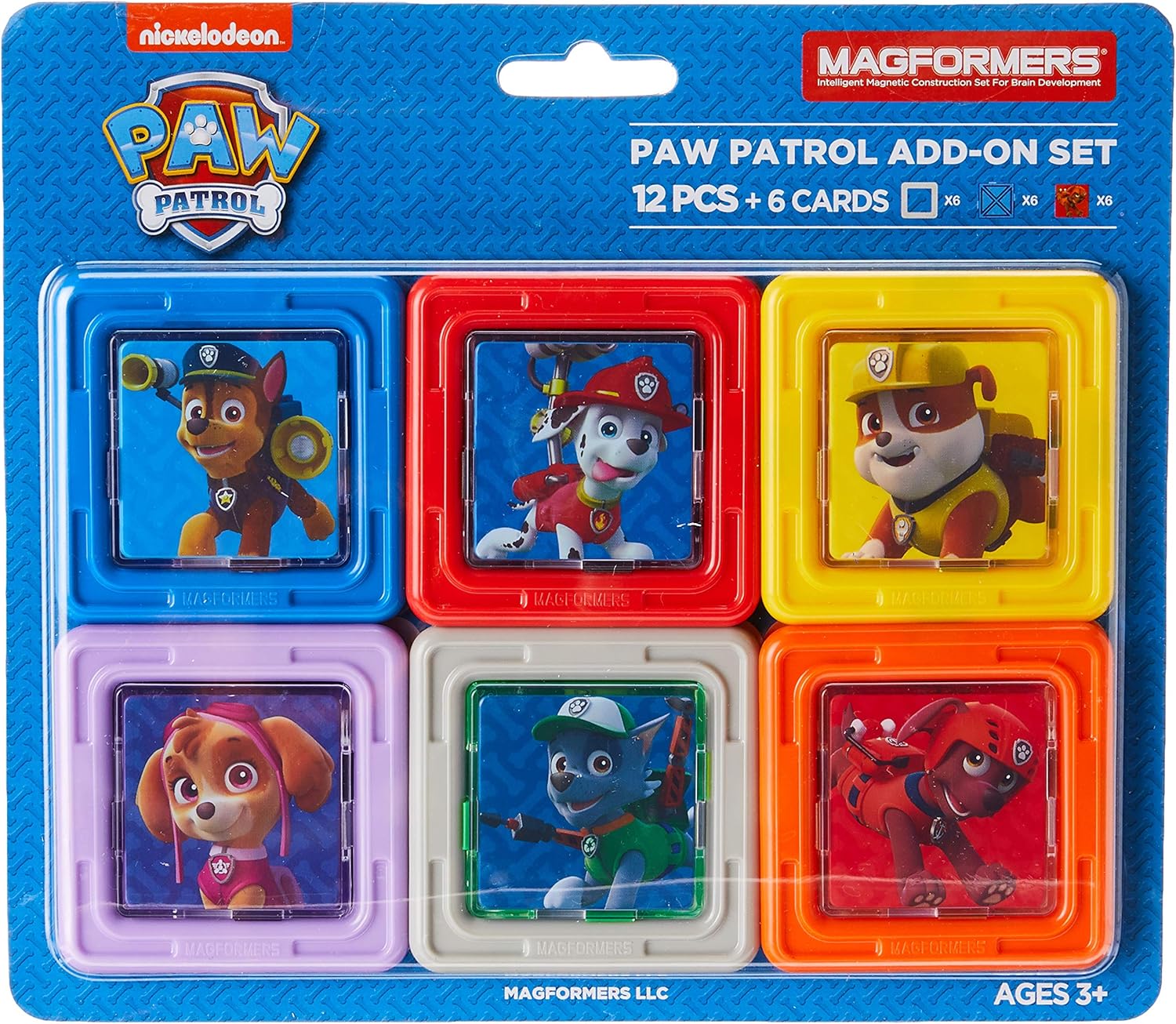 paw patrol magna tiles