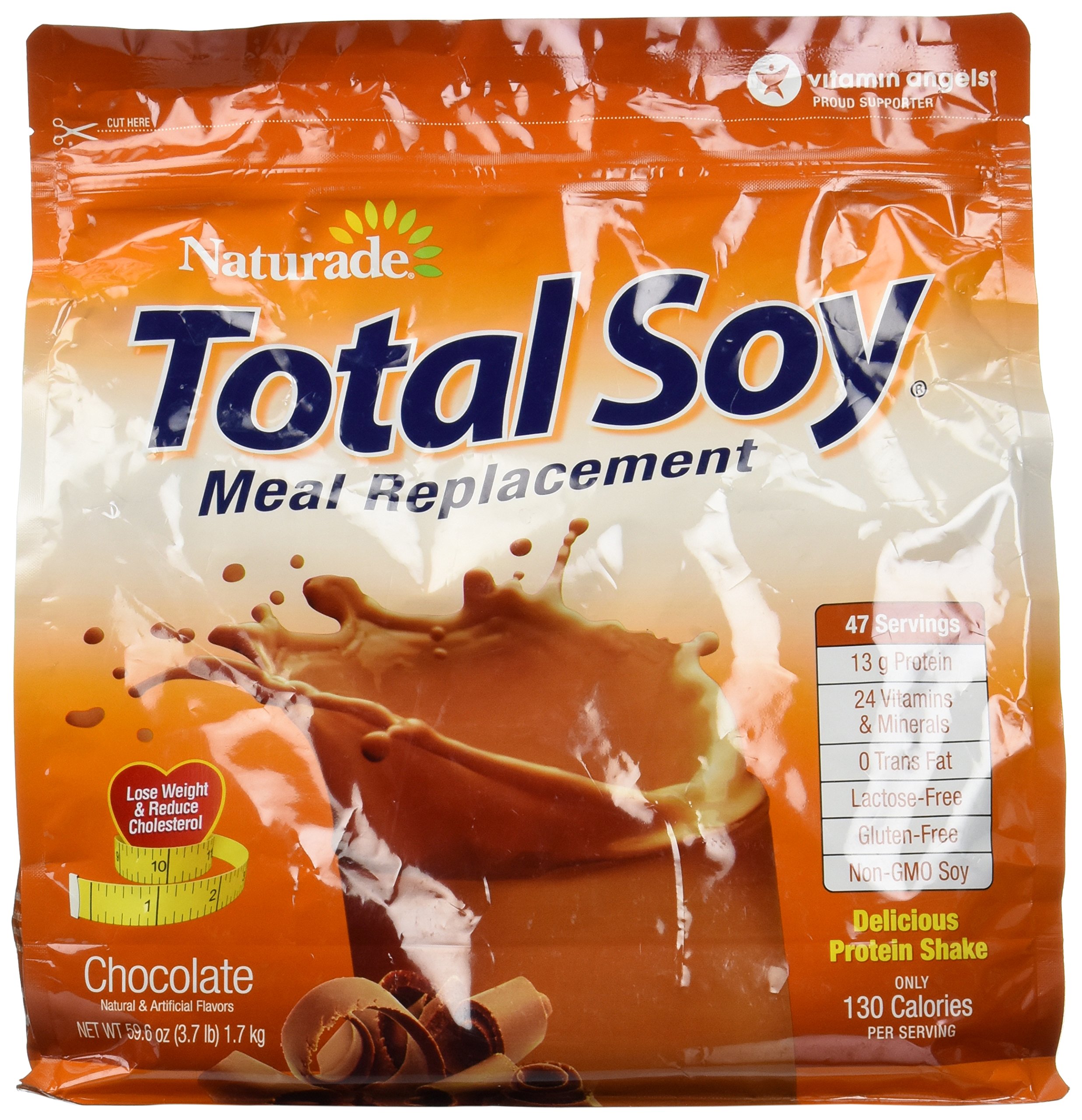 Total SoyNaturade Soy Meal Replacement New Formula, 59.58oz Vanilla Flavor Health