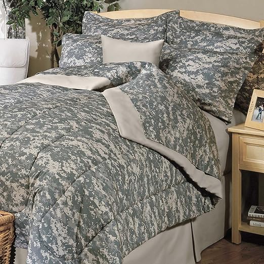 Amazon Com All Seasons Bedding Digital Camouflage Green Queen