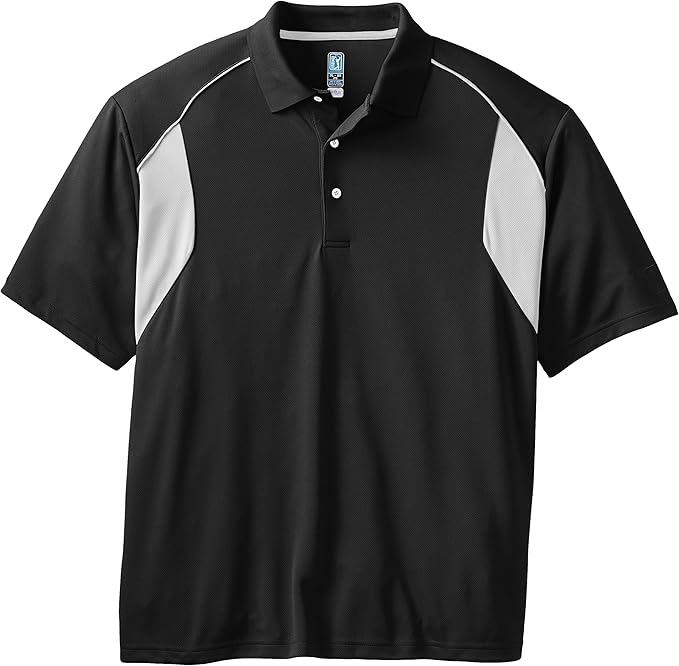 PGA TOUR Big Mens Golf Airflux Short Sleeve Color Block