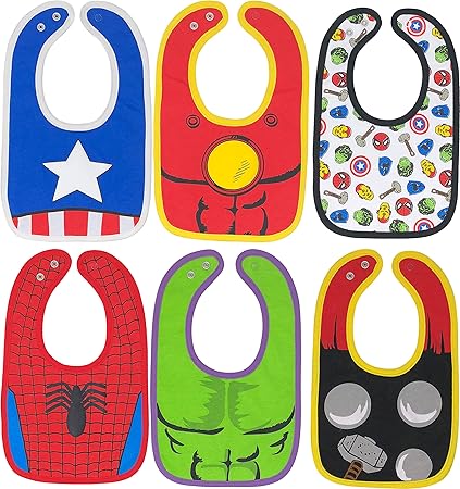 superhero baby bibs