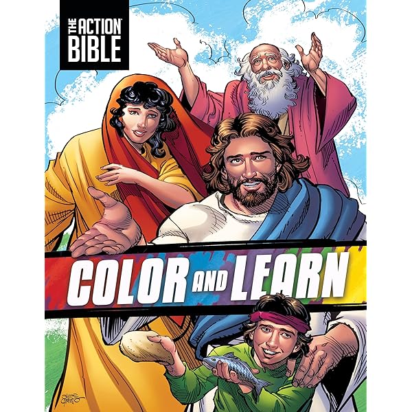 The Action Bible Coloring Book: 55 Reproducible Pages of Bible
