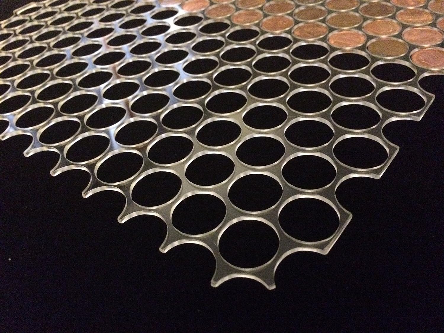 Penny Floor Tile Template Jig Plexiglass Without Border