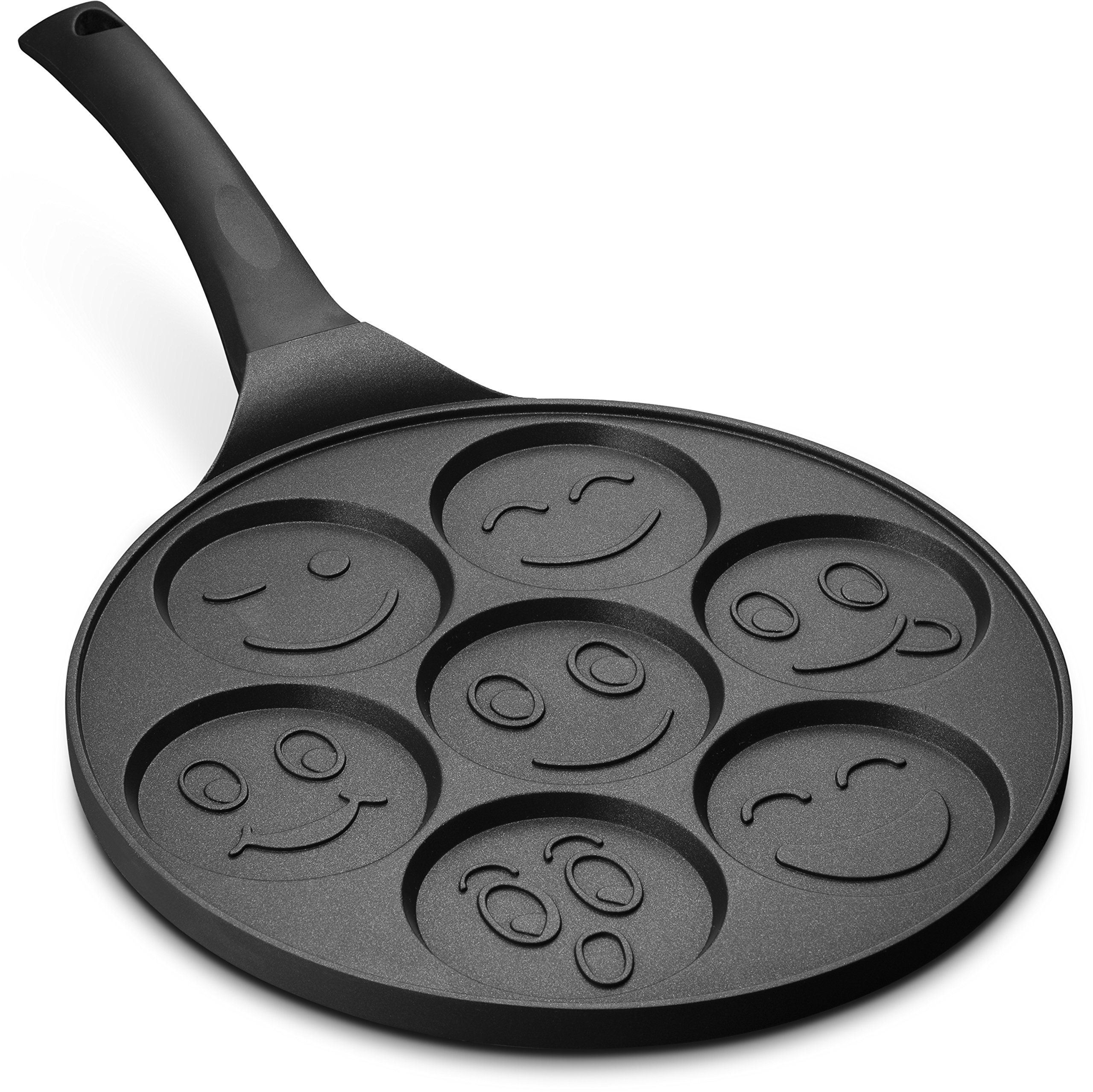 Gourmia GPA9540 Smiley Face Pancake Pan Fun 7 Emoji Mini Pancake and 816425023544 eBay