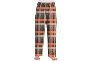 Gioberti Boys Flannel Lounge Pajama Pants - Yarn Dye Brushed with Elastic Waist