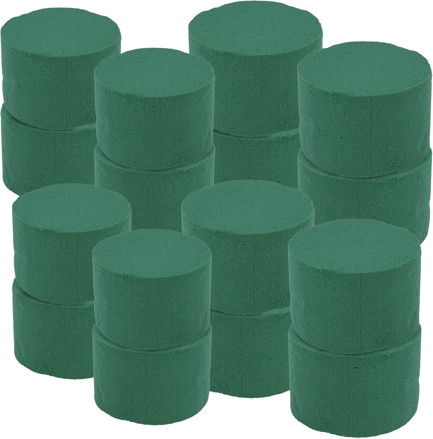 Blumensteckschaum Zylinder 6 Stück - 8x4cm Für Frisch- & Kunstblumen