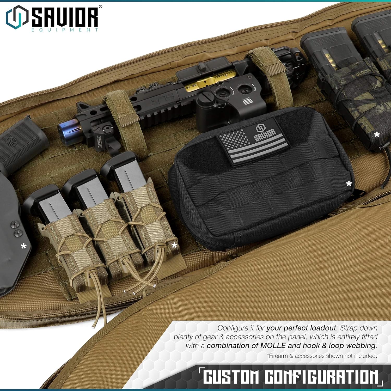 Amazon Com Savior Equipment T G B 30 34 Discreet Tactical Rifle Soft Case Multi Firearm Carrier Shoulder Sling Pack Padded Bug Out Bag For Concealed Carry Low Profile Hidden Molle Panel Hook N Loop Webbing Sports