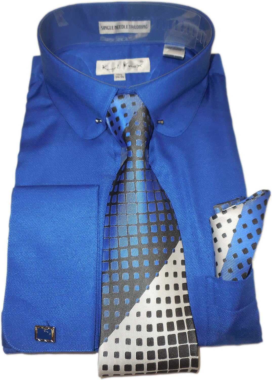bright blue mens shirt