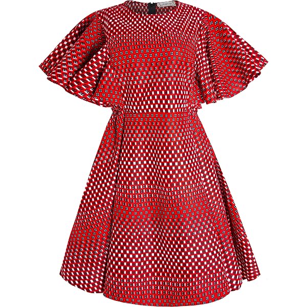ankara knee length dresses Knee Length 2019 Ankara Dresses Afripride Ankara Dresses For Women African  Attire Short Sleeves