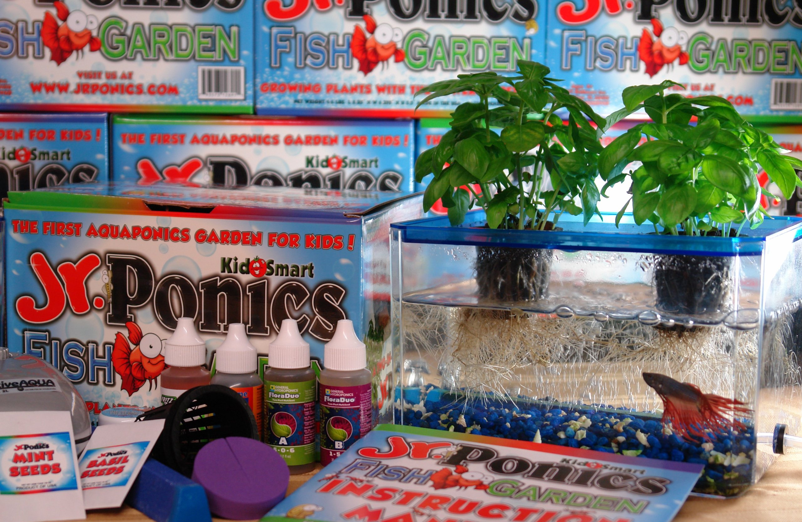 jrponics fishgarden & bubblegarden - aquaponics