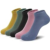 SERISIMPLE Ultra-Thin Comfort Viscose Bamboo Mesh Ankle Socks for Women -Breathable Lightweight Low-Cut Socks 5 Pairs