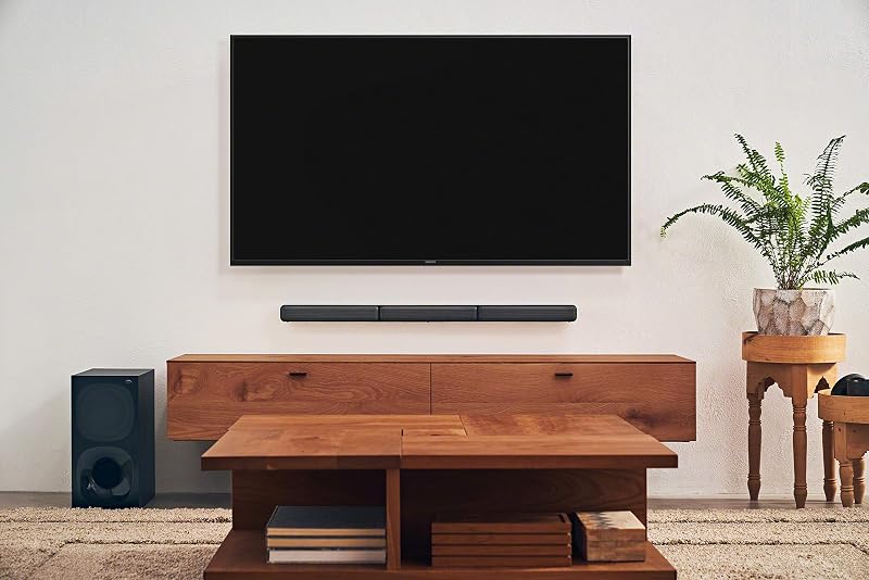 HT-S40R - Barra de Sonido 5.1 (Sistema de Cine en Casa, Altavoces Traseros Inalámbricos, 600 W, Dolby Digital, Bluetooth, Sonido Envolvente), Negro