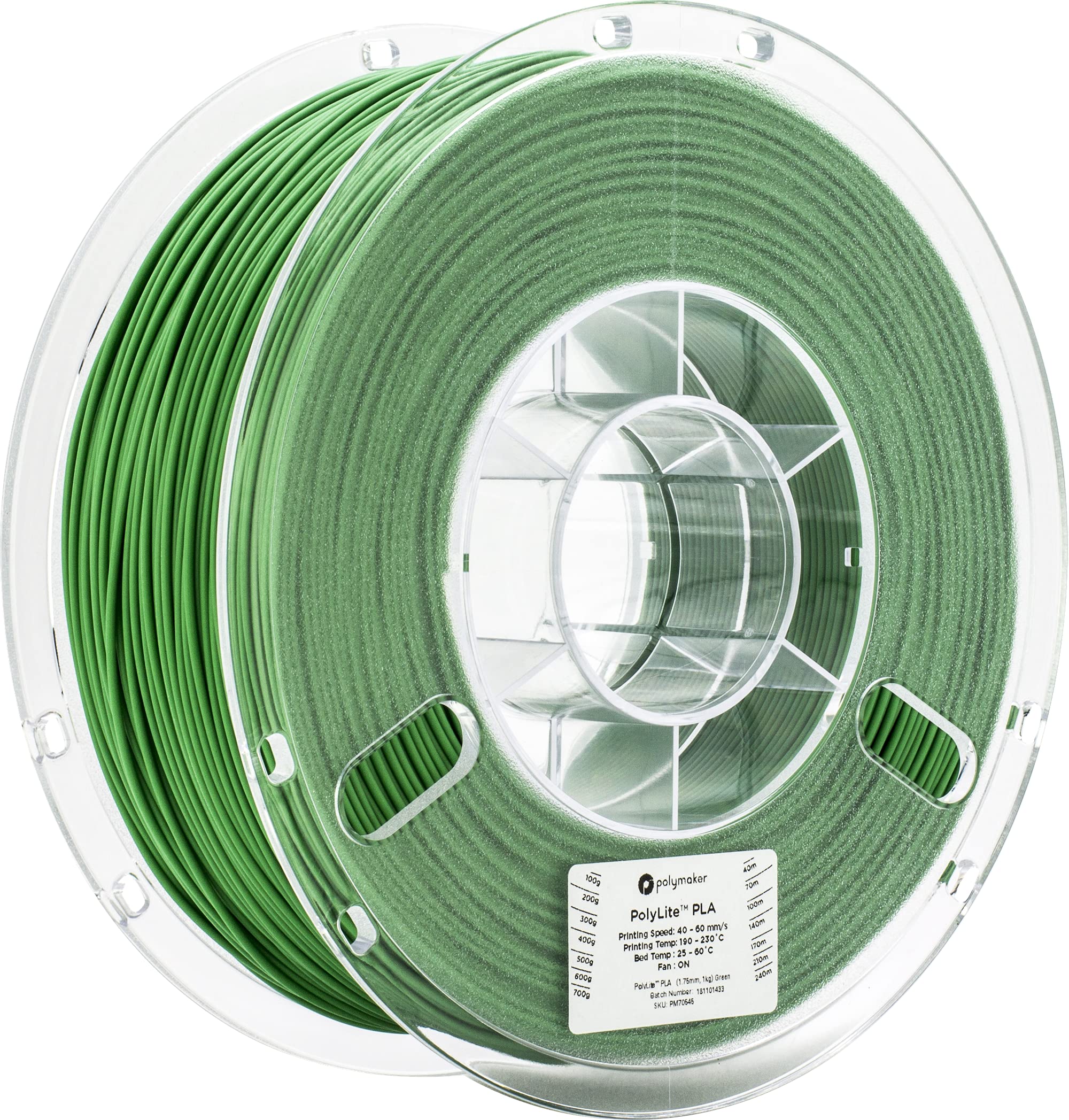 Polymaker 70545 Filament PLA 1.75mm 1kg green PolyLite 1 pc(s)