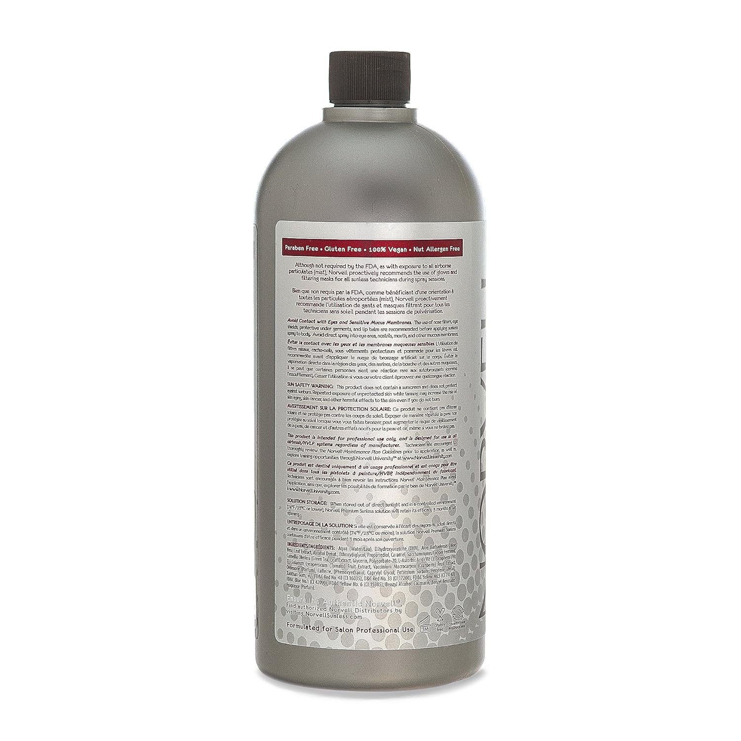 Norvell Premium Sunless Tanning Solution Clear Plus 8 Fl Oz