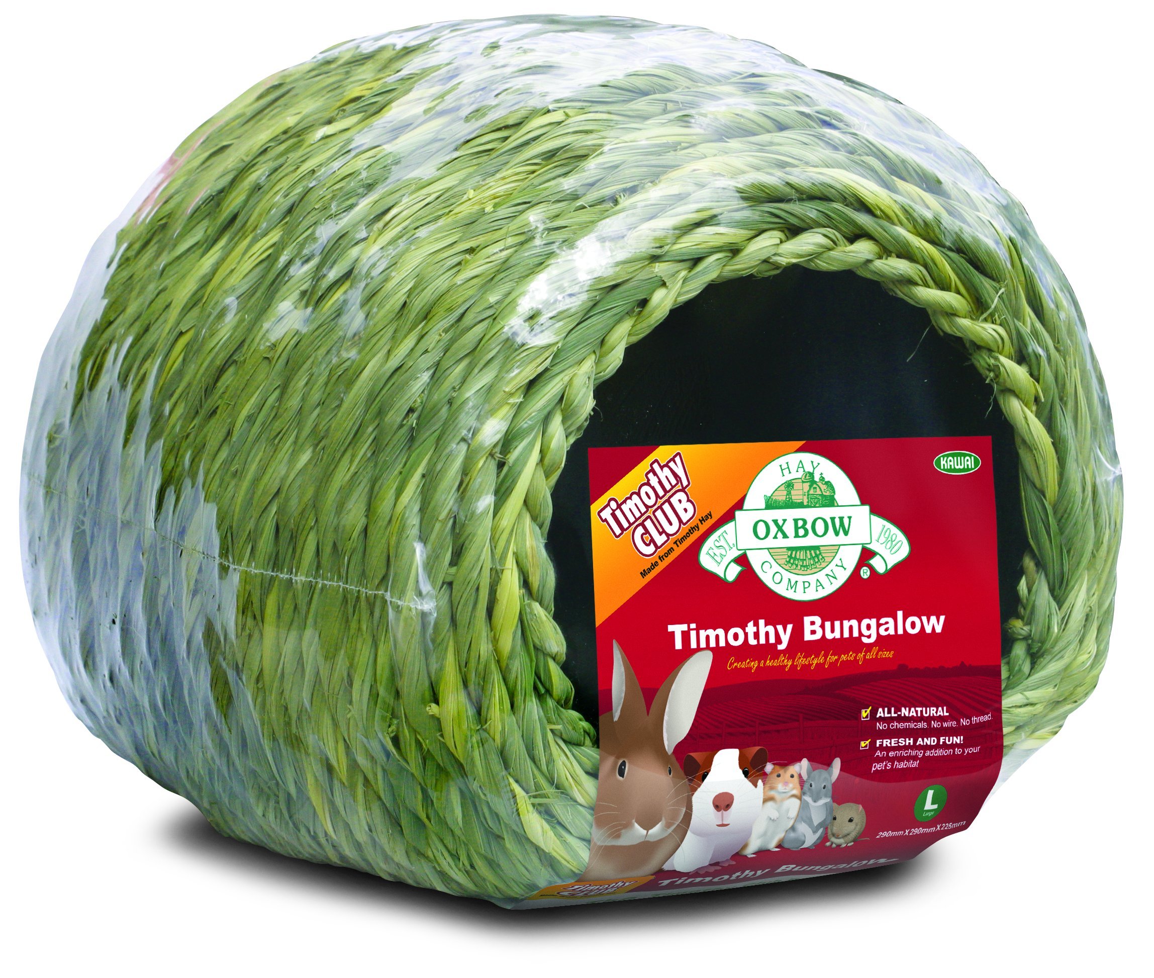 OXBOW PET PRODUCTS 448153 Timothy Club Bungalow for Pets, Large