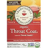Traditional Medicinals Organic Throat Coat Tea Bags, 16 Count