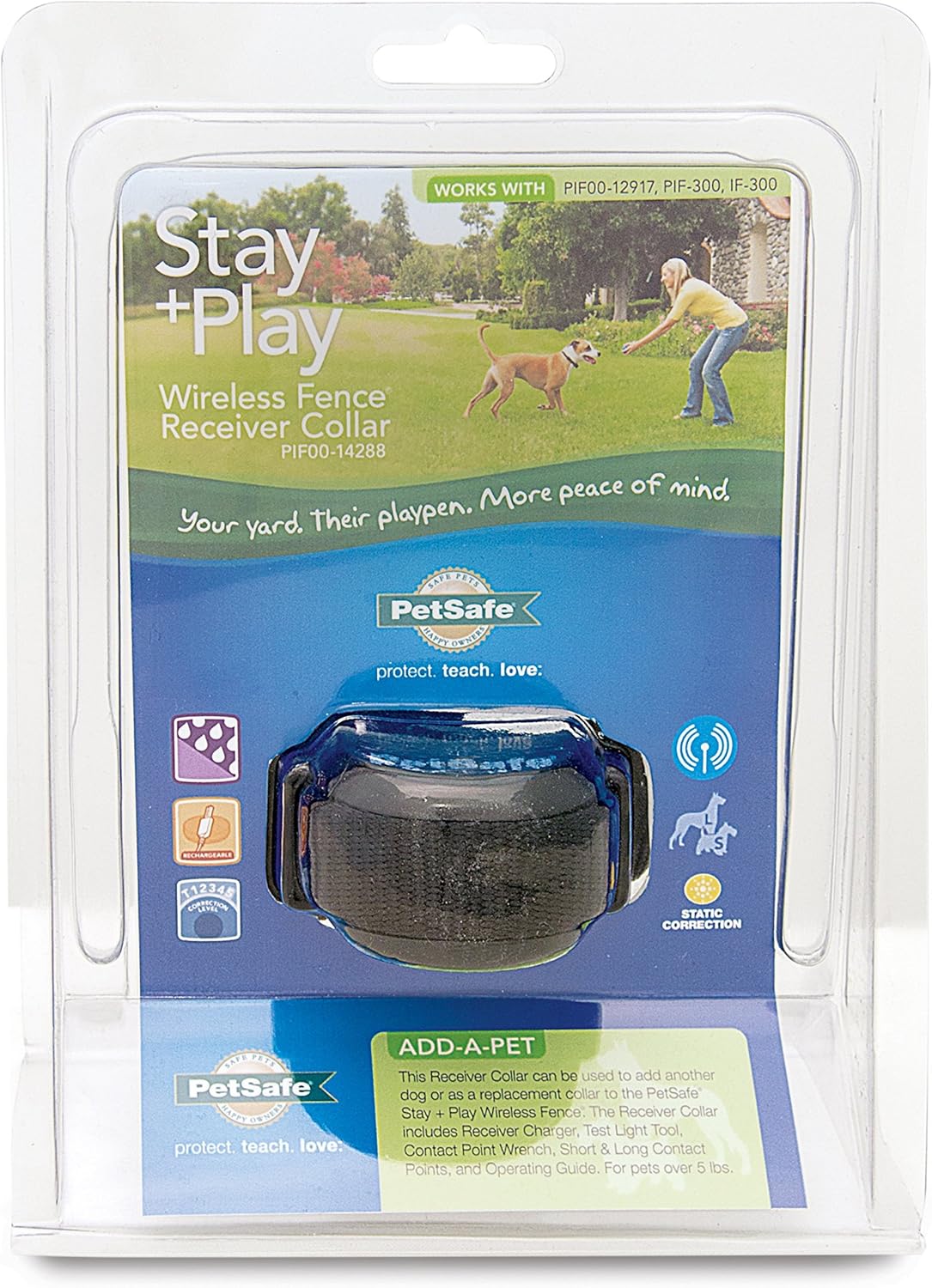Reviews PetSafe Stay+Play Wireless Receiver Collar Blk