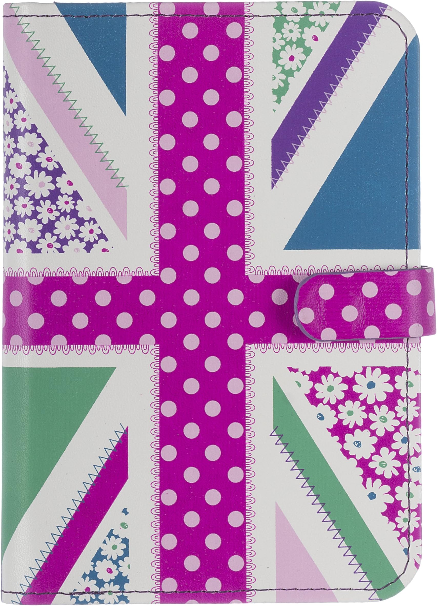 Trendz Fashionable Patterned Travel Passport Case Cover Protector and Holder - Union Jack