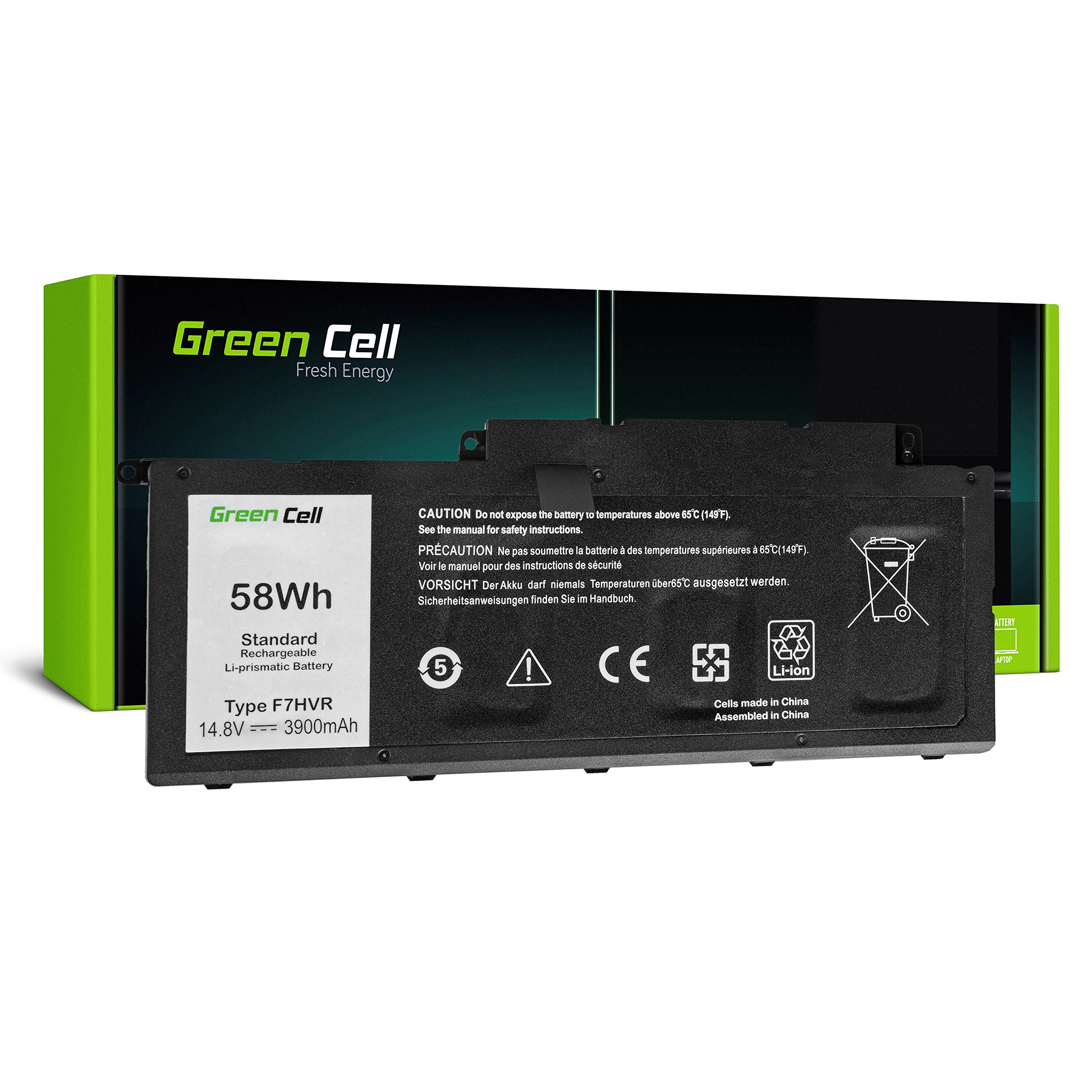 Green Cell F7HVR G4YJM 62VNH 062VNH Laptop Battery for Dell Inspiron 15 7537 17 7737 7746