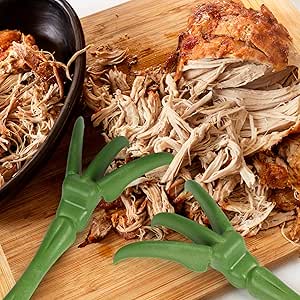 Barbuzzo Dinosaur Meat Claws - Raptor Rippers - The BBQ Meat Shredder for Ease of Cutting, Shredding, Lifting, and Serving Your Favorite BBQ Meats The Jurassic Way