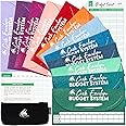 Clever Fox Cash Envelopes for Budget System – Money Envelopes for Budgeting and Saving, Tear and Water Resistant, Includes Ca