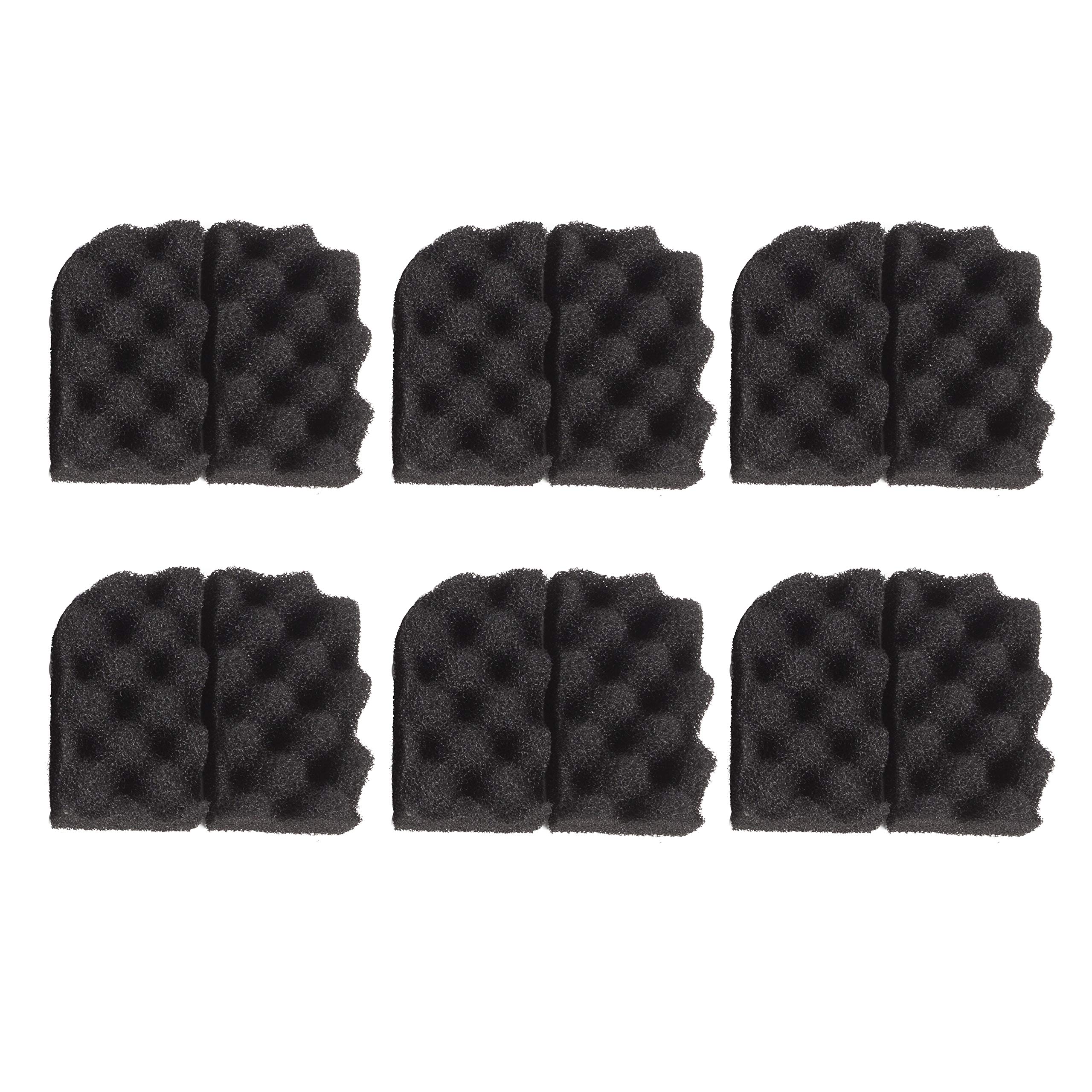 LTWHOME Compatible with Bio-Foam Filter Pads Fit For Fluval 304/305/306/404/405/406 (Pack of 12)