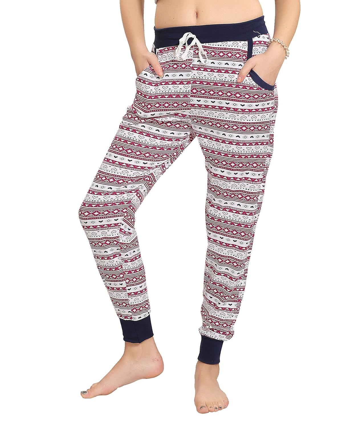 av2 women cotton printed pyjama