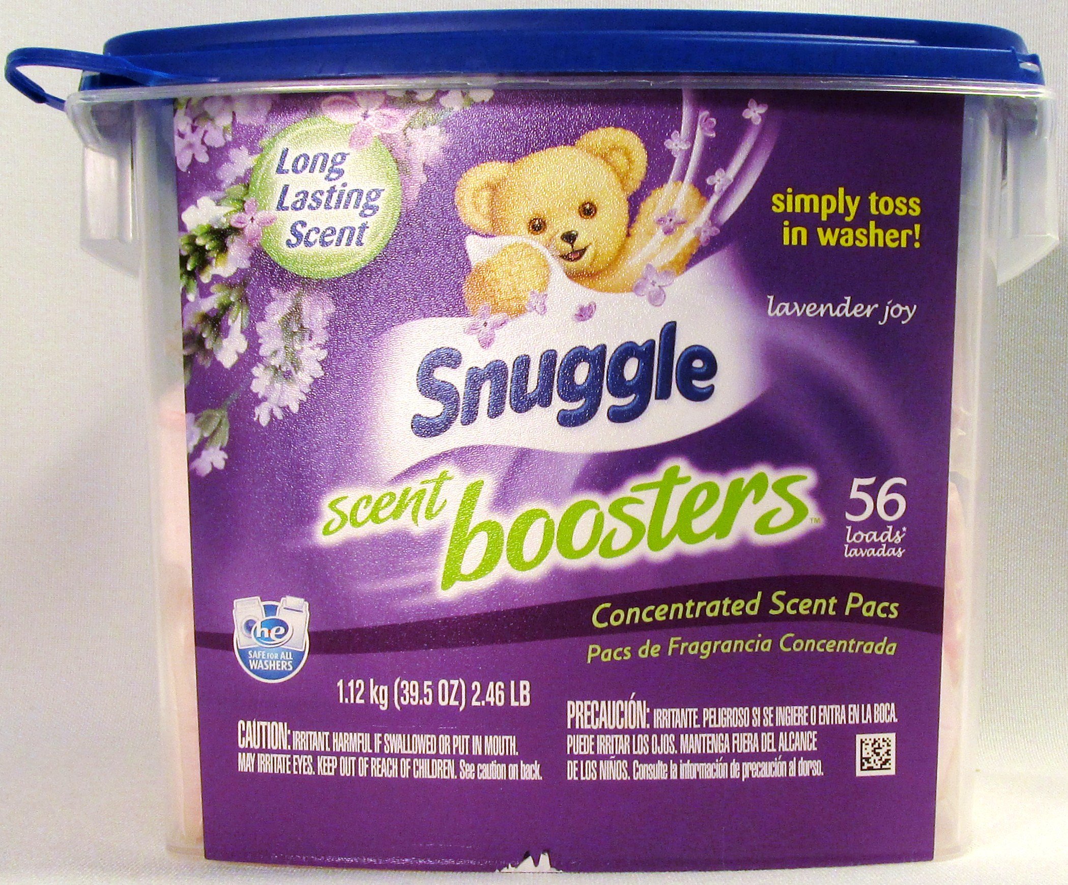 Snuggle Exhilarations In Wash Laundry Scent Booster Pacs, Lavender & Vanilla Orchid, 56 Count