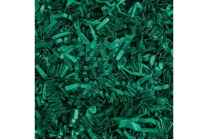MagicWater Supply - 2 LB - Forest Green - Crinkle Cut Paper Shred Filler great for Gift Wrapping, Basket Filling, Birthdays, Weddings, Anniversaries, Valentines Day, and other occasions
