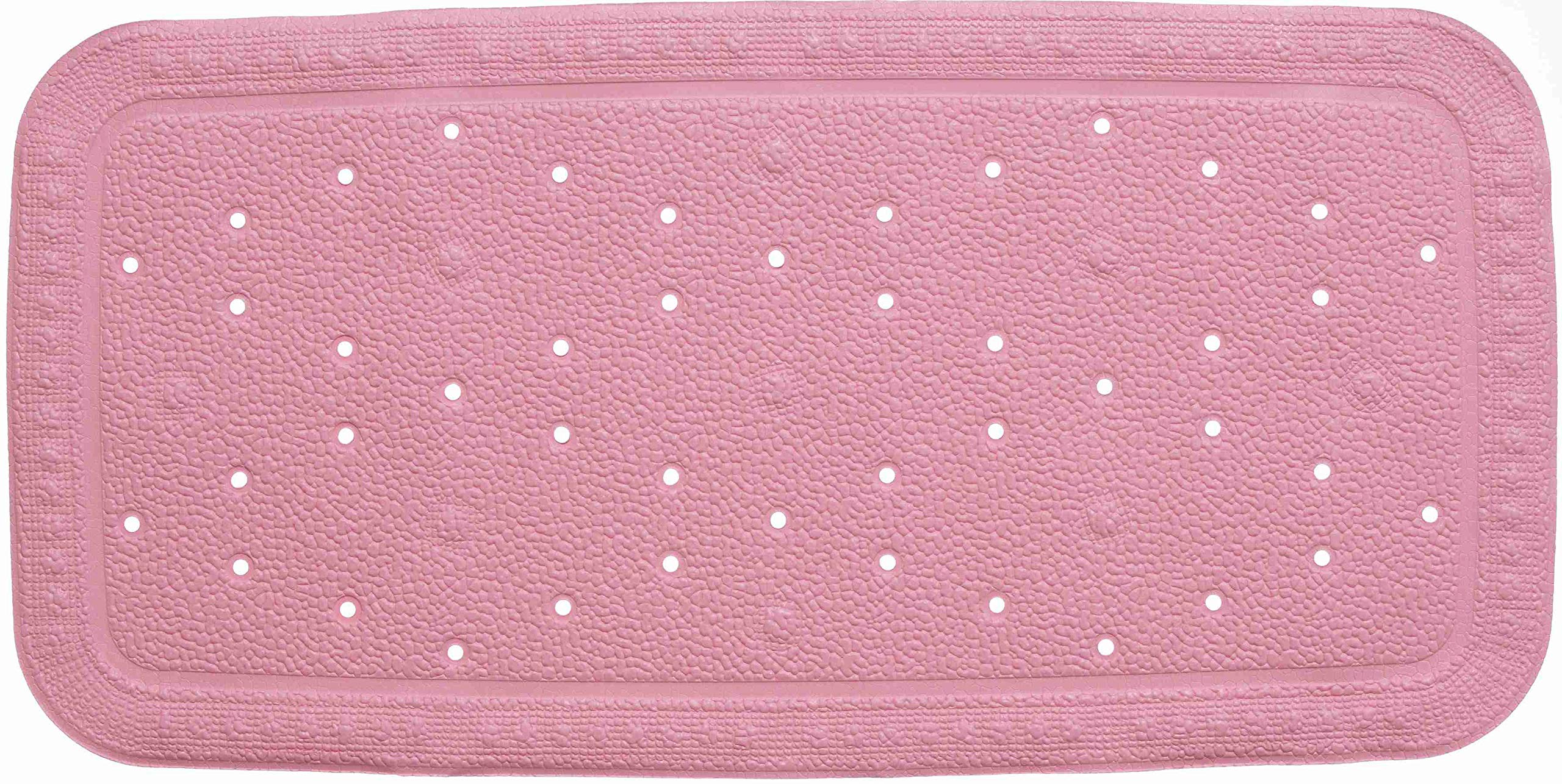 Baveno Bath mat, 100% synthetic rubber, PVC-free, Rose, 92 x 36 cm (Rechteckig)