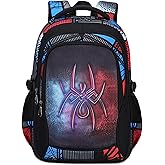 Lmwzh Backpack For Boys Elementary School Bags Kids Bookbag Waterproof Lightweight Durable (18Inch)