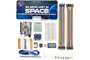 INVENTR.IO Adventure Kit: 30 Days Lost in Space | Premium STEM Coding Course for Adults & Teens | Robotics & Engineering Projects with Expert Teachers | Arduino IDE Compatible Kit