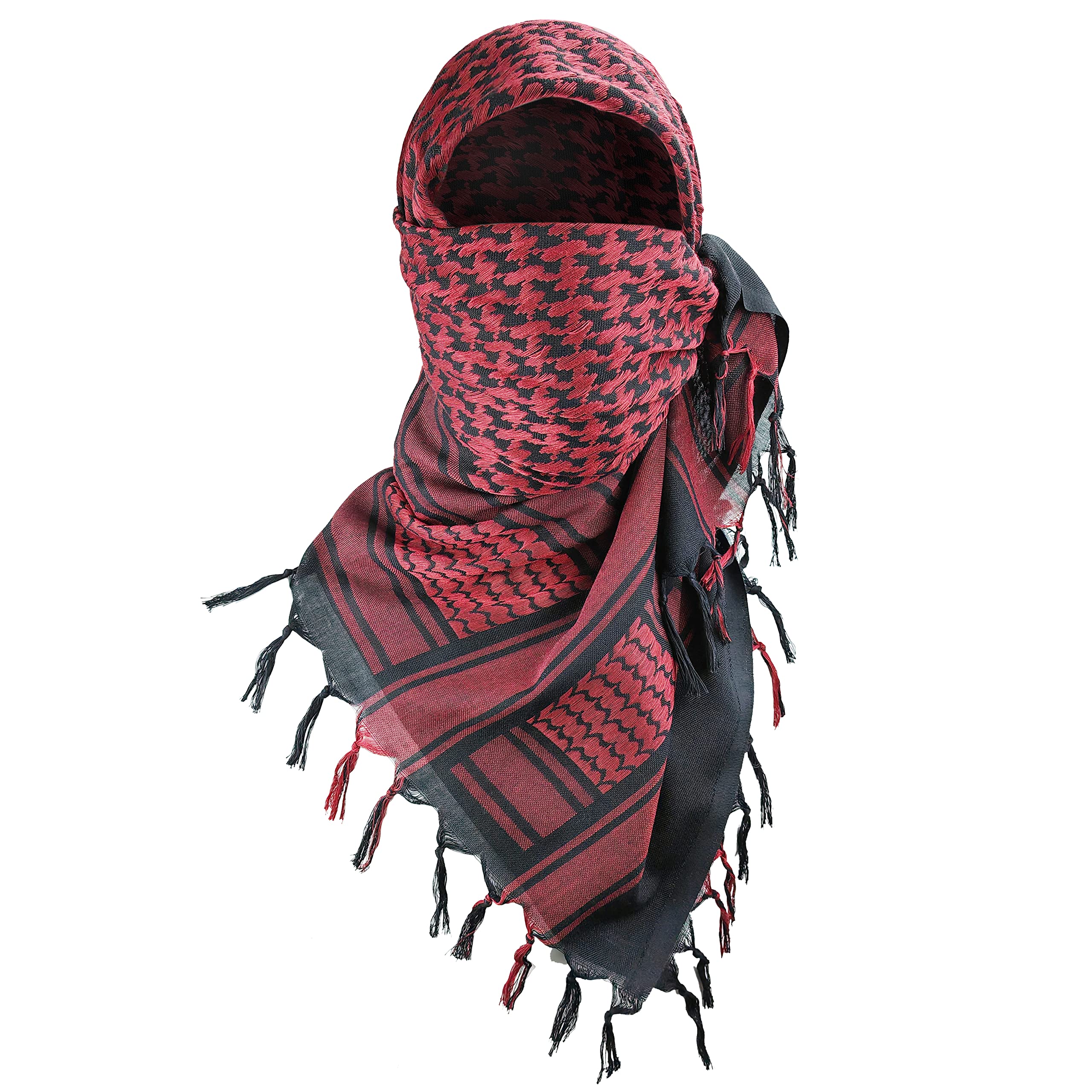 Luxns Military Shemagh Tactical Desert Scarf 100% Cotton