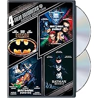 4 Film Favorites: Batman Collection (Batman / Batman Forever / Batman and Robin / Batman Returns)